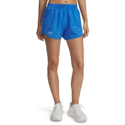 Under Armour Women's Fly By Shorts, 402 Blue, LG