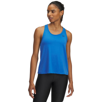 Under Armour Women's Tech Knockout Tank Top, 402 Blue, XL