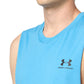 Under Armour Men's Sportstyle Left Chest Cut-Off T-Shirt, 452 Blue, SM