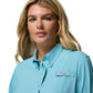 Columbia Women's PFG Tamiami II Long Sleeve Fishing Shirt Vintage Blue