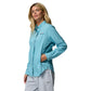 Columbia Women's PFG Tamiami II Long Sleeve Fishing Shirt Vintage Blue