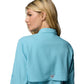 Columbia Women's PFG Tamiami II Long Sleeve Fishing Shirt Vintage Blue