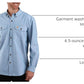 Carhartt Men's Fort Loose LS Shirt, Blue Chambray, XX-Large
