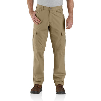 Carhartt Mens Force Relaxed Fit Ripstop Cargo Work Utility Pants, Dark Khaki, 38W x 34L US