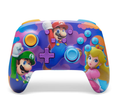PowerA Enhanced Wireless Controller for Nintendo Switch/Switch 2 / Switch Lite/OLED Model - Color Splash Heros - Gamepad, game controller, Officially Licensed