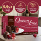 Queen Anne Dark Chocolate Covered Cordial Cherries | 6.6 oz | 10 Piece Gift Box | Whole Maraschino Cherry Creamy Filled Liquid Center | Holiday Party Chocolate Candy