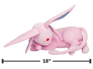 Pokemon Espeon Sleeping Plush - 18-inch Premium Plush in Sleeping Pose