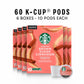 Starbucks K-Cup Coffee Pods, Brown Sugar Cinnamon Flavored Coffee for Keurig Brewers, 100% Arabica, Limited Edition, 6 Boxes (60 Pods Total)