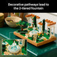 LEGO Icons Fountain Garden Building Set - DIY Kit for Adults, Ages 18+ - Miniature Craft Building Blocks for Home Decor, Display - with Cypress Trees and Grape Vines - Gift Idea for Adults - 10359