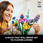 LEGO Botanicals Artificial Wildflower Bouquet - Fake Indoor Flowers Building Set for Home, Kitchen, Desk Decoration, Adults Ages 18+ - Gift for Graduation - 10313