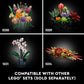 LEGO Botanicals Artificial Wildflower Bouquet - Fake Indoor Flowers Building Set for Home, Kitchen, Desk Decoration, Adults Ages 18+ - Gift for Graduation - 10313