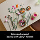 LEGO Botanicals Pretty Pink Flower Bouquet Building Set for Adults - Artificial Flowers for Home Decor, Centerpieces for Tables - Gift for Graduation - 10342