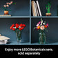 LEGO Botanicals Pretty Pink Flower Bouquet Building Set for Adults - Artificial Flowers for Home Decor, Centerpieces for Tables - Gift for Graduation - 10342