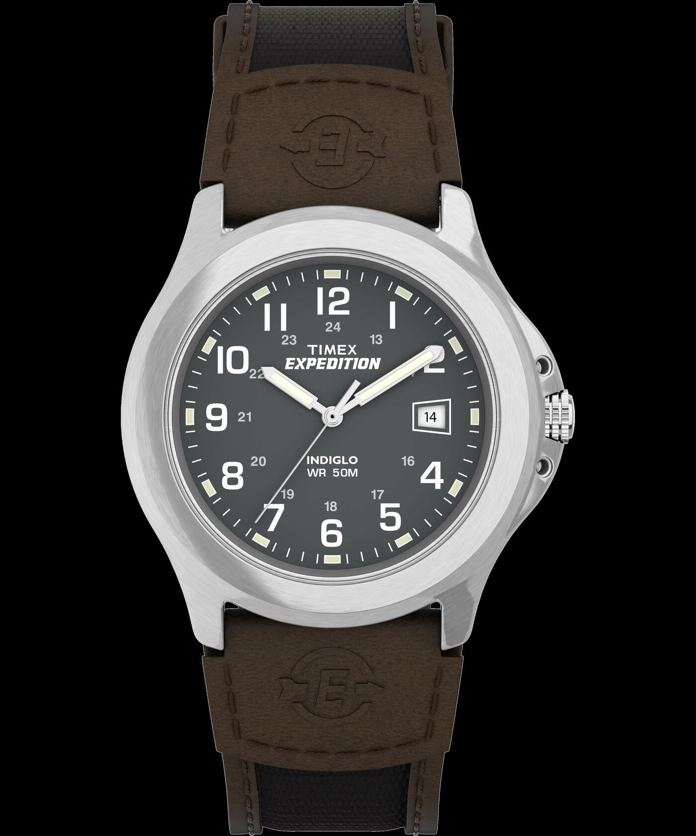 Timex Expedition Metal Field 40mm Leather Strap Watch
