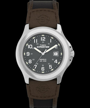 Timex Expedition Metal Field 40mm Leather Strap Watch