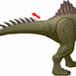 Mattel Jurassic World Chaos Theory Battle Roarin’ Becklespinax Dinosaur Action Figure Toy, Rampage Head Strike, Chomp, Roars & Snarls, Extending Spikes