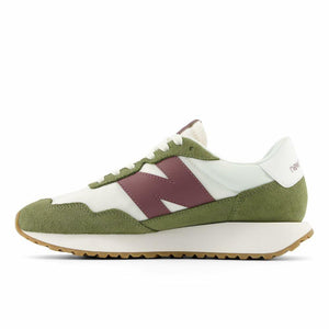 New Balance Women's 237 V1 Sneaker, Dark Olivine/Sea Salt/Licorice, 10