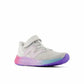 New Balance Kids Fresh Foam Arishi V4 Bungee Lace with Top Strap Running Shoe, Grey Matter/Mid Century Pink/Lilac Glo, 10 US Unisex Toddler
