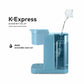 K-Express Essentials Single Serve Coffee Maker, Compact KCup Pod Coffee Machine with 36 oz Reservoir, Quick Brew & Travel Mug Friendly â€“ Ideal Small Coffee Maker (Sky Blue)