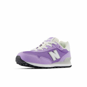 New Balance 515 V1 Lace-Up Sneaker, Lilac Glo/Violet Crush, 13 Wide US Unisex Little_Kid