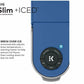 Keurig K-Slim + ICED Single Serve Coffee Maker, Brews 8 to 12oz. Cups, Blue