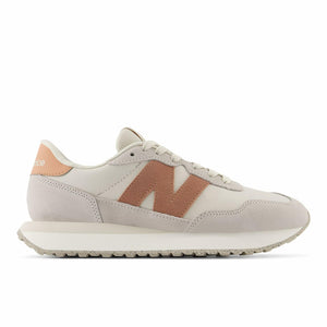 New Balance Women's 237 V1 Sneaker, White/Pink, 6