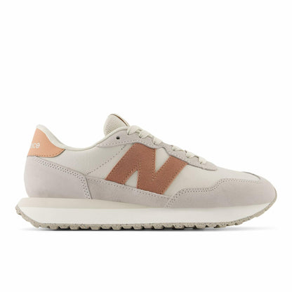 New Balance Women's 237 V1 Sneaker, White/Pink, 8