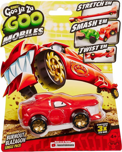 Heroes of Goo Jit Zu Goo Mobiles - Burnout Blazagon Single Pack, Ages 4+