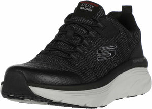 Skechers Men's D'lux Walker Pensive Oxford, Black/White, 13 4E US