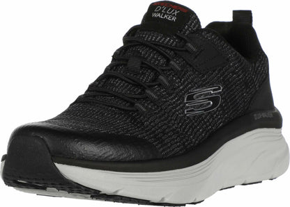Skechers Men's D'lux Walker Pensive Oxford, Black/White, 13 4E US