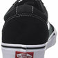 Vans Men's Ward Sneaker, Suede Canvas Black White, 8.5 M US