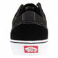 Vans Men's Ward Sneaker, Suede Canvas Black White, 9 M US