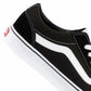 Vans Men's Ward Sneaker, Suede Canvas Black White, 9 M US