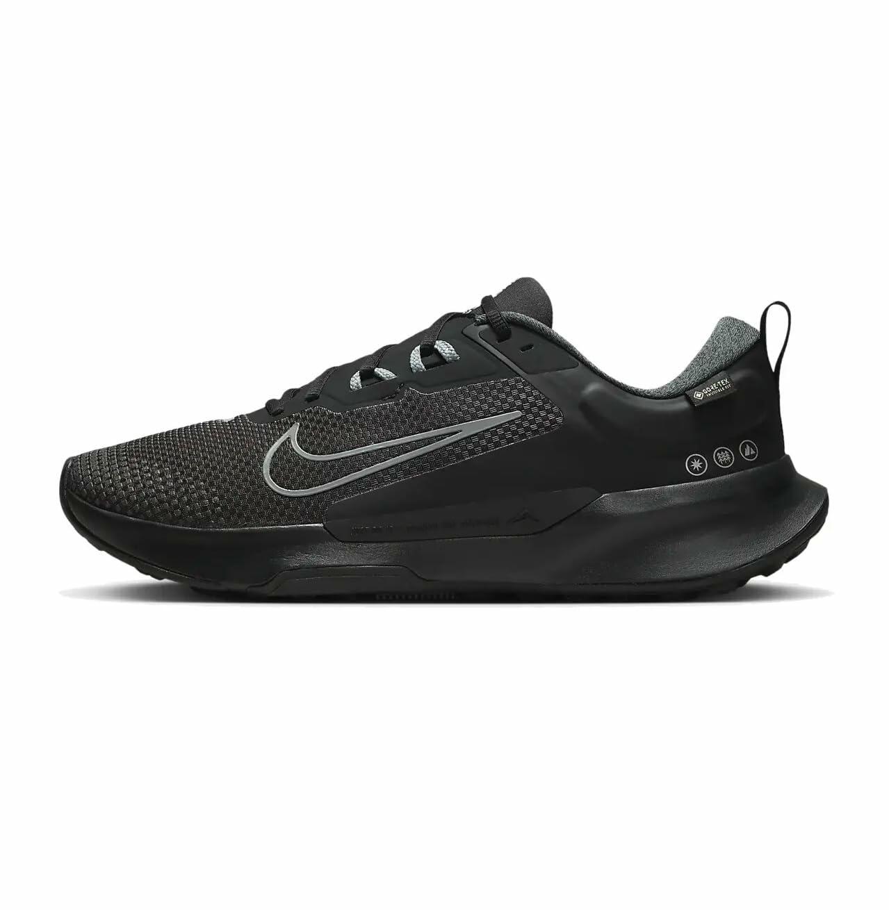 NIKE Juniper Trail 2 Gore-Tex V2 Men's Trainers, Black Cool Grey Anthracite, 9