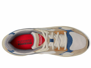 Skechers Men's Go Run Consistent 2.0-Retro Sneaker, Taupe/Multi, 10.5