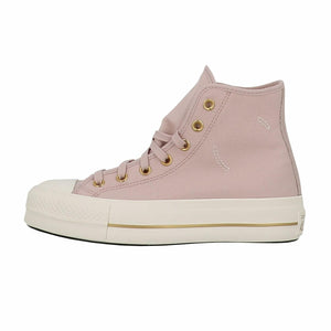 Converse CTAS High Top Women's Shoes, Flush Stone/Egret/Gold, Size 8.5