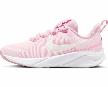 Nike Star Runner 4 (DX7614-602,Pink Foam/Summit White-White) Size 12 Little Kid