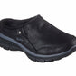 Skechers Women's Easy Going-Latte 2 Mule, Black, 8