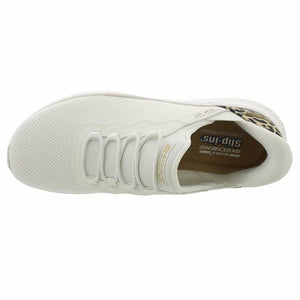 Skechers Women's Hands Free Slip-Ins Bobs Squad Chaos-Seize The Hour Sneaker, White, 11