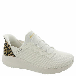 Skechers Women's Hands Free Slip-Ins Bobs Squad Chaos-Seize The Hour Sneaker, White, 11