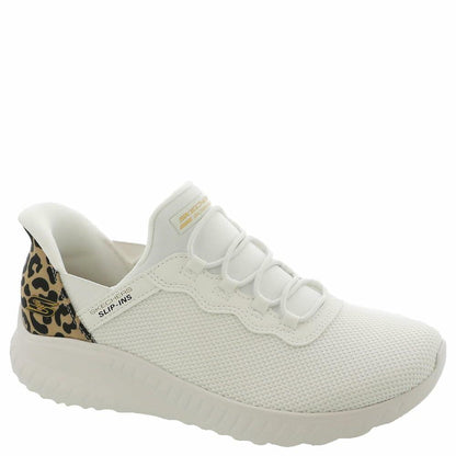 Skechers Women's Hands Free Slip-Ins Bobs Squad Chaos-Seize The Hour Sneaker, White, 11