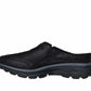 Skechers Women's Easy Going-Latte 2 Mule, Black, 8.5
