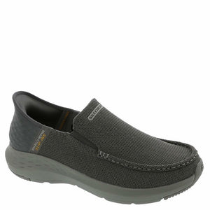 Skechers Men's Parson-Ralven 204804 Moc Toe Slip-Ins, Grey, 12