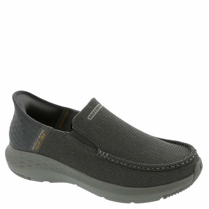 Skechers Men's Parson-Ralven 204804 Moc Toe Slip-Ins, Grey, 12