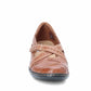 Clarks Women's Ashland Spin Q Slip-On Loafer, Tan, 9
