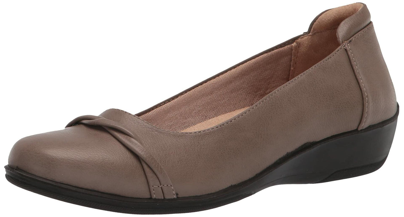 LifeStride Womens Impact Loafer Taupe 10 M