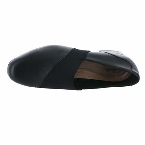 Clarks Women's Juliet Gem Loafer, Black Leather, 5