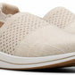 Clarks Breeze Vibe Women's Slip On, 5 B(M) US, Natural
