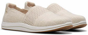 Clarks Breeze Vibe Women's Slip On, 5 B(M) US, Natural