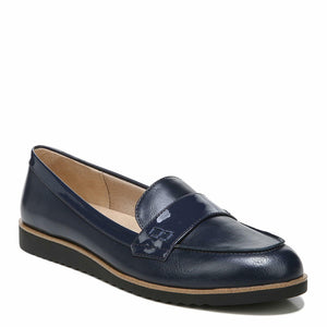 Life Stride Womens Zee Loafer, Navy Shiny, 10 US